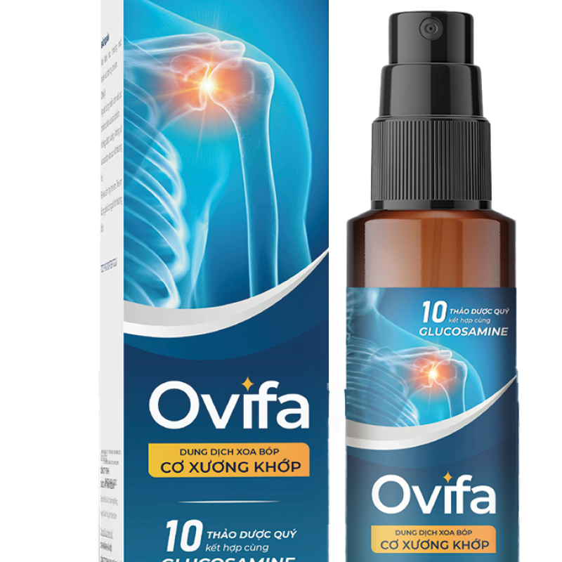 DUNG DỊCH XOA BÓP CƠ XƯƠNG KHỚP OVIFA