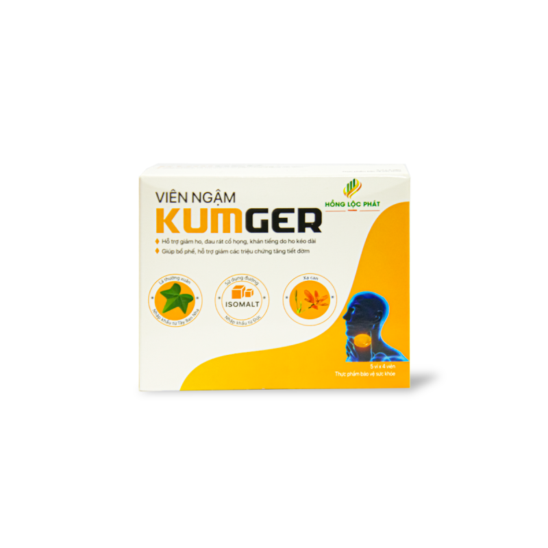 VIÊN NGẬM HO KUMGER (Hộp 20 Viên)